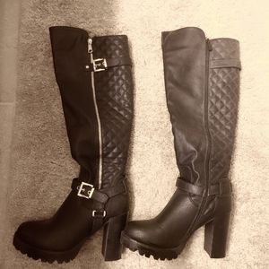 Dreams Pair knee high boots Black